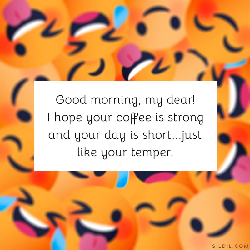 Funny Good Morning Messages to Make Her Smile.
