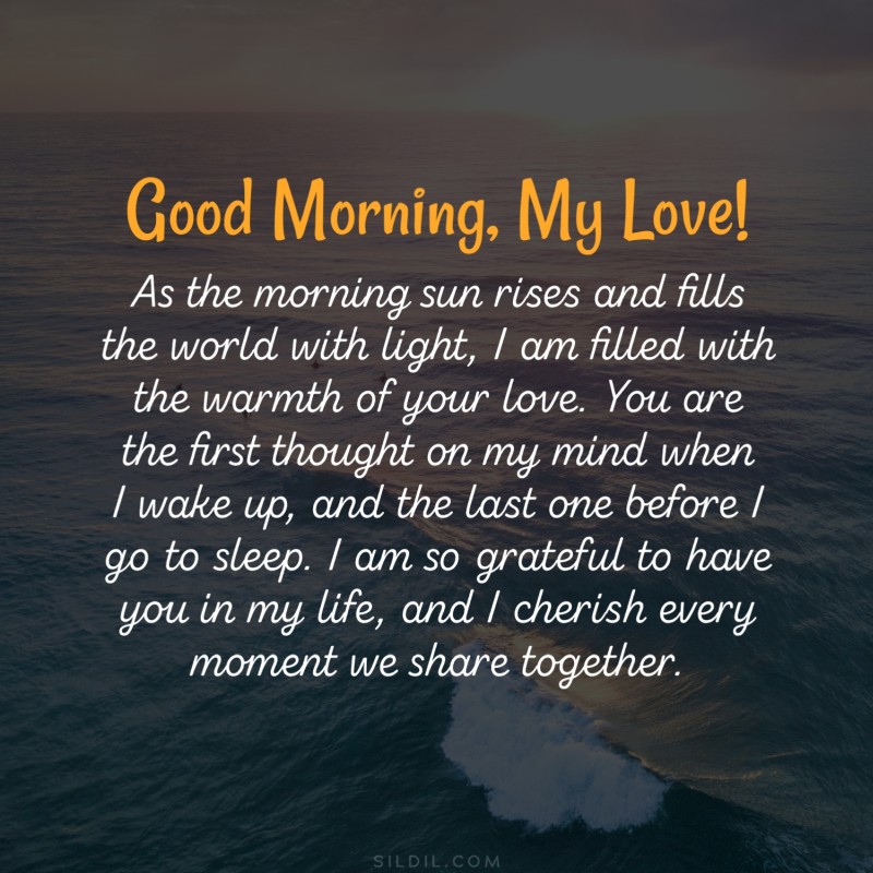 Romantic Good Morning Paragraphs for Her