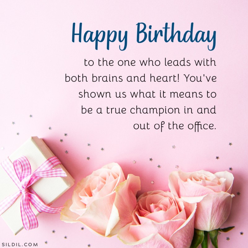 Happy Birthday Boss Quotes