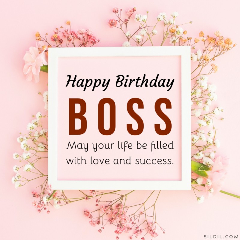 Short Birthday Wishes for Boss
