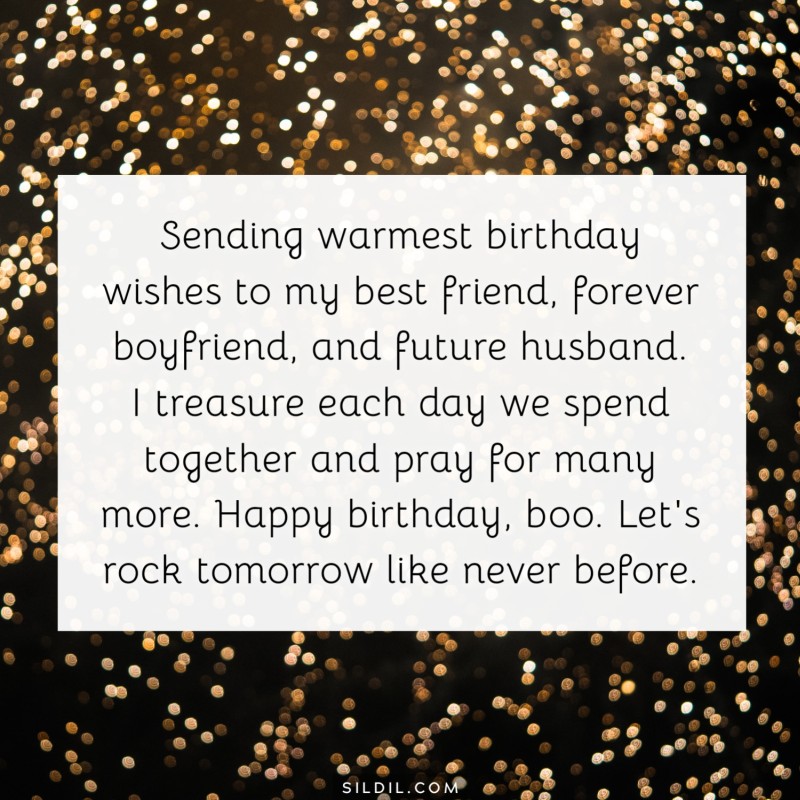 Long Birthday Wishes for Boyfriend