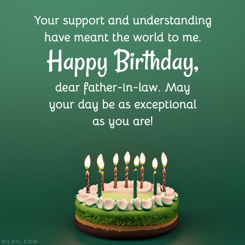 Birthday Greetings for Father-in-law