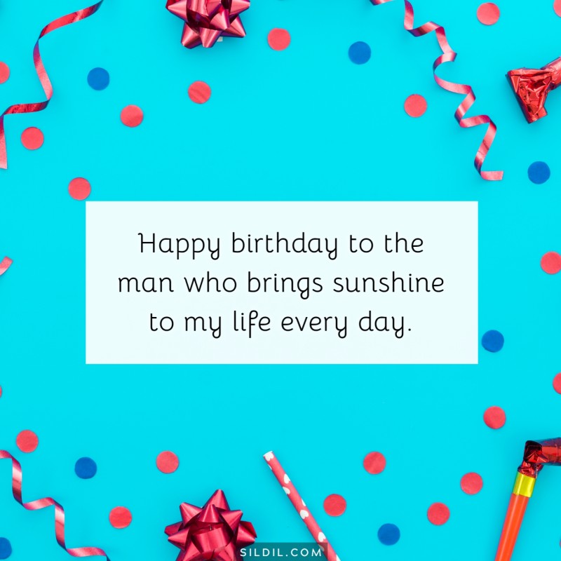 Short & Simple Birthday Wishes for Husband
