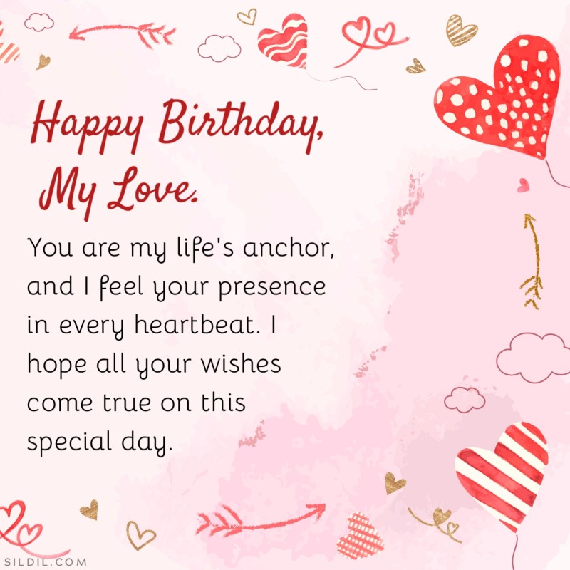 Birthday Wishes Cards for Lover