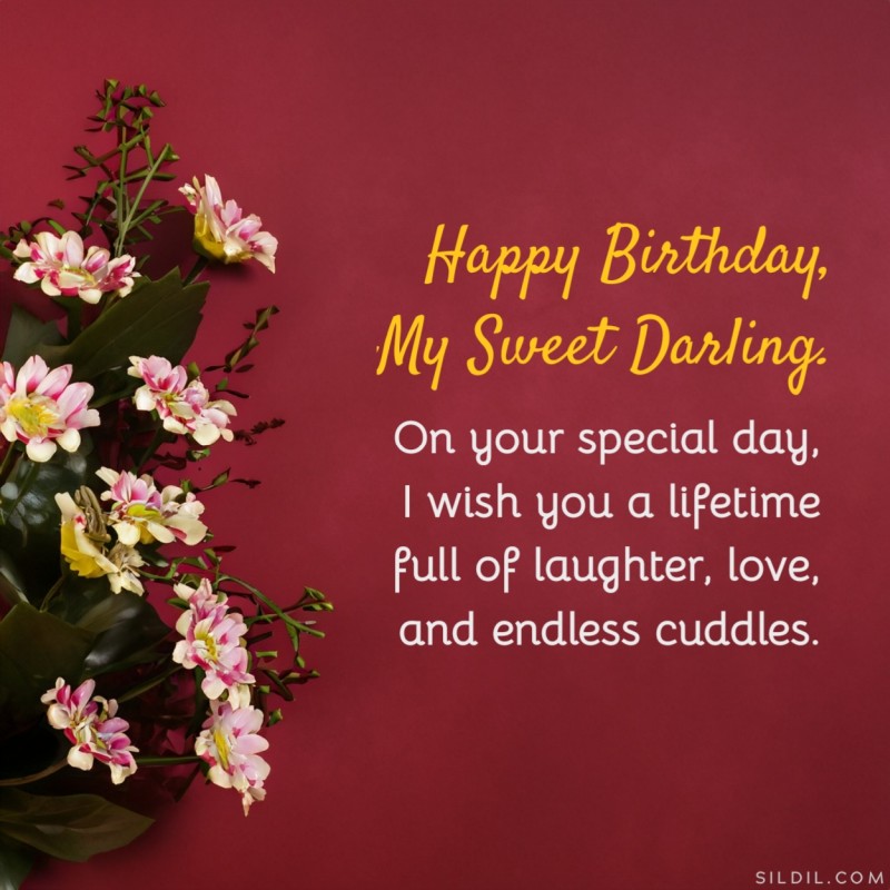 Romantic Birthday Wishes for Lover