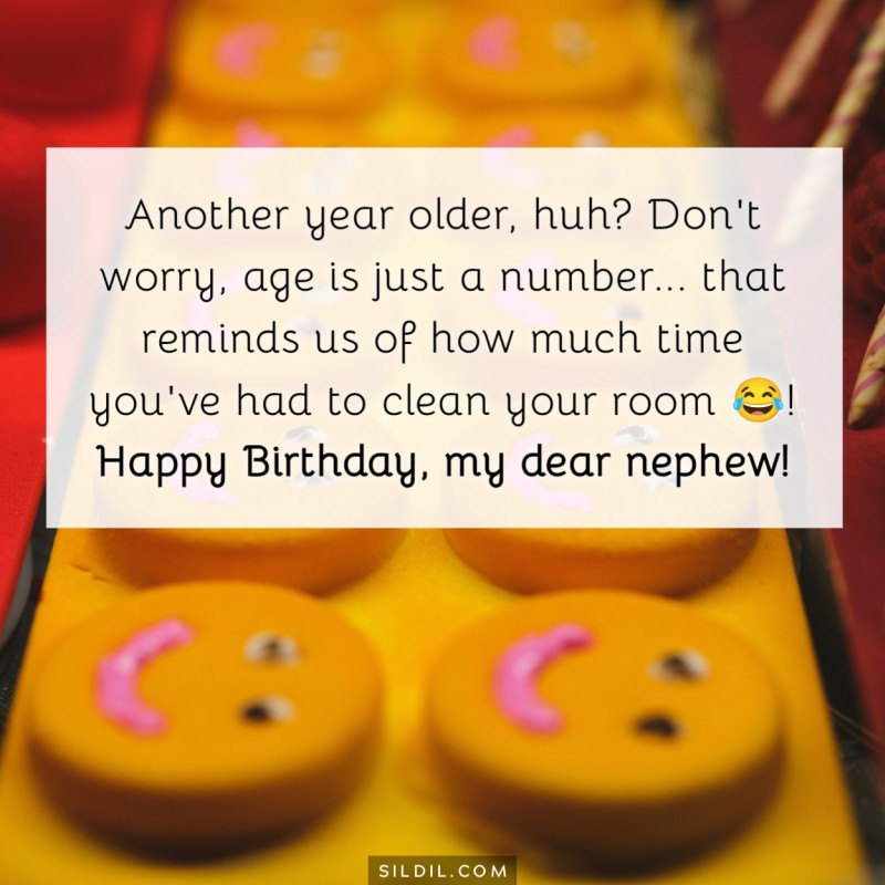 Funny Birthday Wishes for Nephew