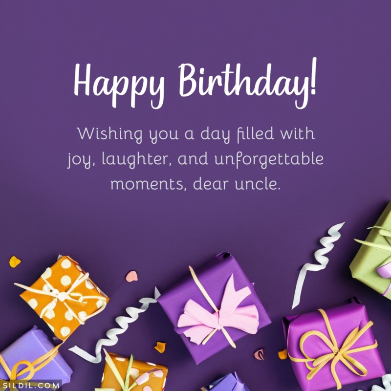 Best Birthday Wishes for Uncle