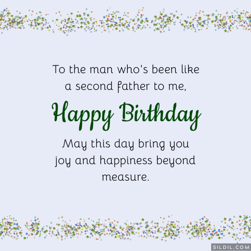 Birthday Wishes for Uncle Like Father