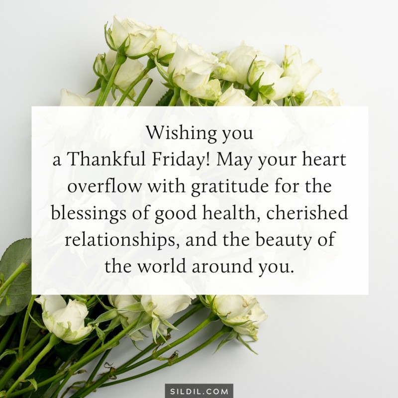 Thankful Friday Blessings