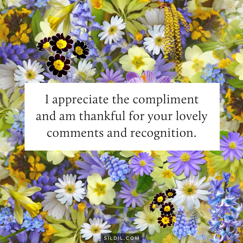 I appreciate the compliment and am thankful for your lovely comments and recognition.