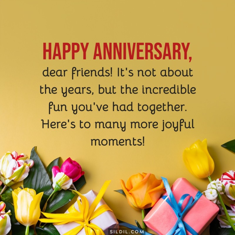 Marriage Anniversary Wishes for Best Friend