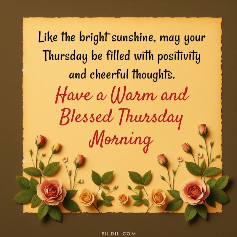 160+ Happy Thursday Greetings, Wishes, Messages and Quotes