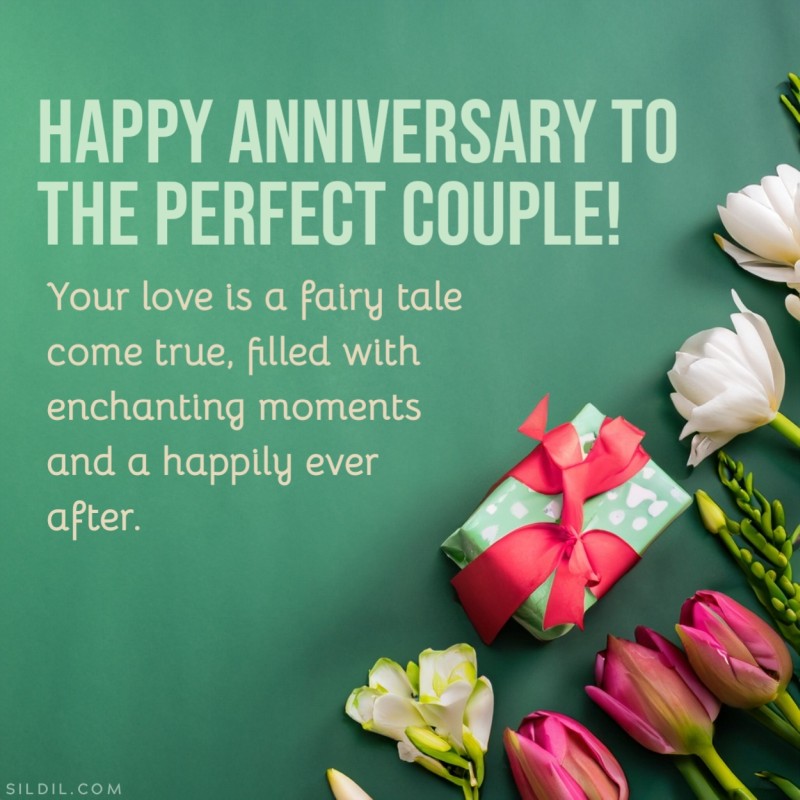 wedding anniversary wishes message for couple