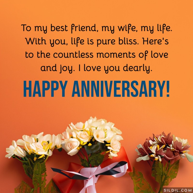 260+ Wedding Anniversary Wishes for Wife, Quotes and Messages