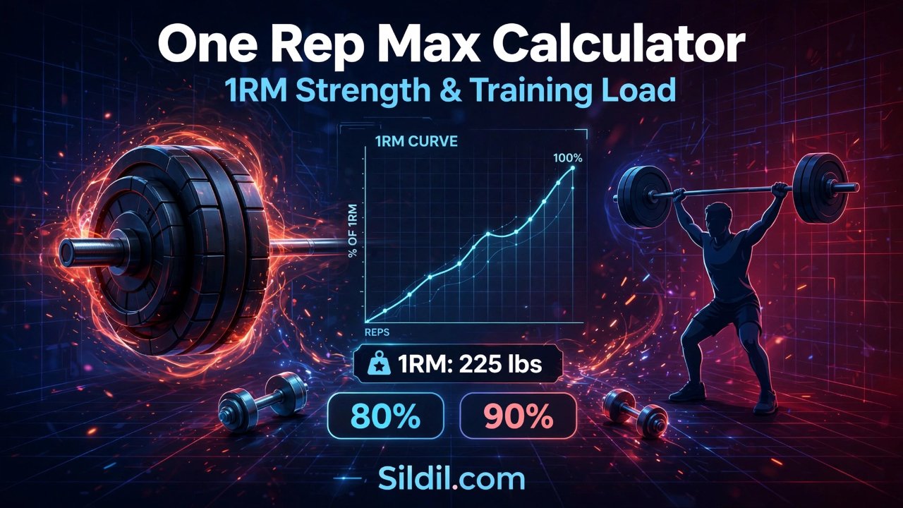 Calculate your estimated 1 rep max from weight and reps using multiple formulas, then view 1RM percentages, training weights, rep estimates, and a complete strength matrix.